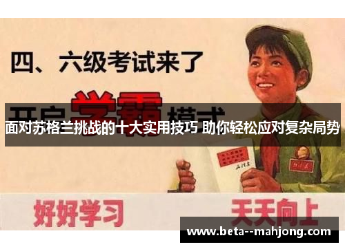 面对苏格兰挑战的十大实用技巧 助你轻松应对复杂局势 面对苏格兰挑战的十大实用技巧 助你轻松应对复杂局势