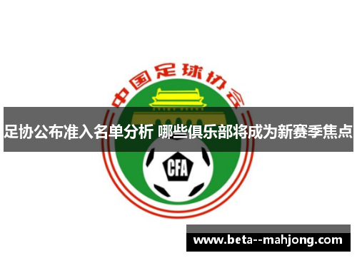 足协公布准入名单分析 哪些俱乐部将成为新赛季焦点 足协公布准入名单分析 哪些俱乐部将成为新赛季焦点